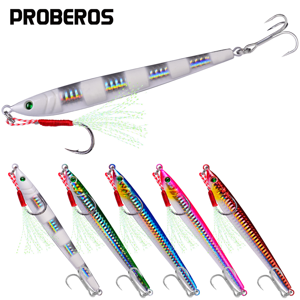 Fishing Lure Spoon - PROBEROS 바다 낚시 용품 1개 메탈