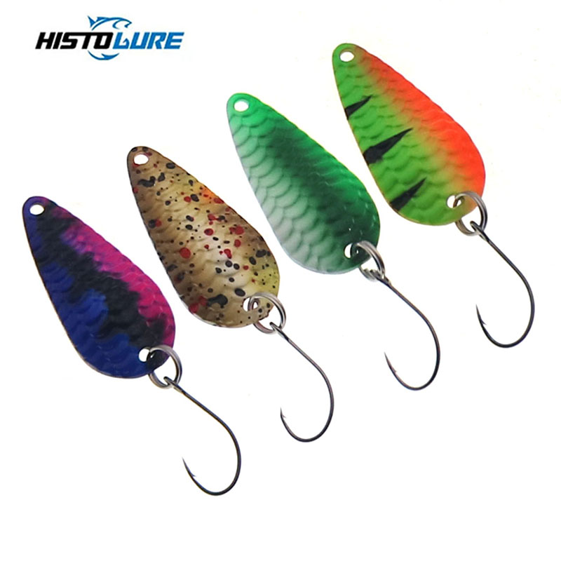 Fishing Lure Spoon - 낚시 송어 스푼 싱글 후크 스피닝