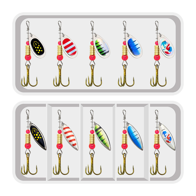 낚시 루어 스피너 회전 스푼, 루어 키트, 복합 미끼, - Fishing Lure Spoon 리뷰 및 가격