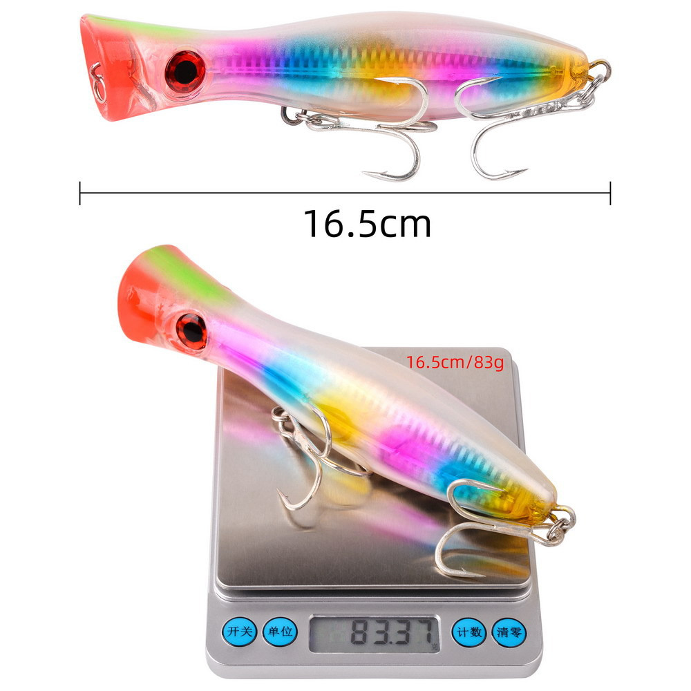 1pc 43g/83g 빅 포퍼 플로팅 워블러 낚시 미끼 - Fishing Lure Popper 리뷰 및 가격