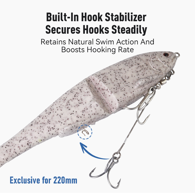 1개 소프트 조인티드 스윔베이트 싱킹 120‑220mm - Fishing Lure Popper 리뷰 및 가격