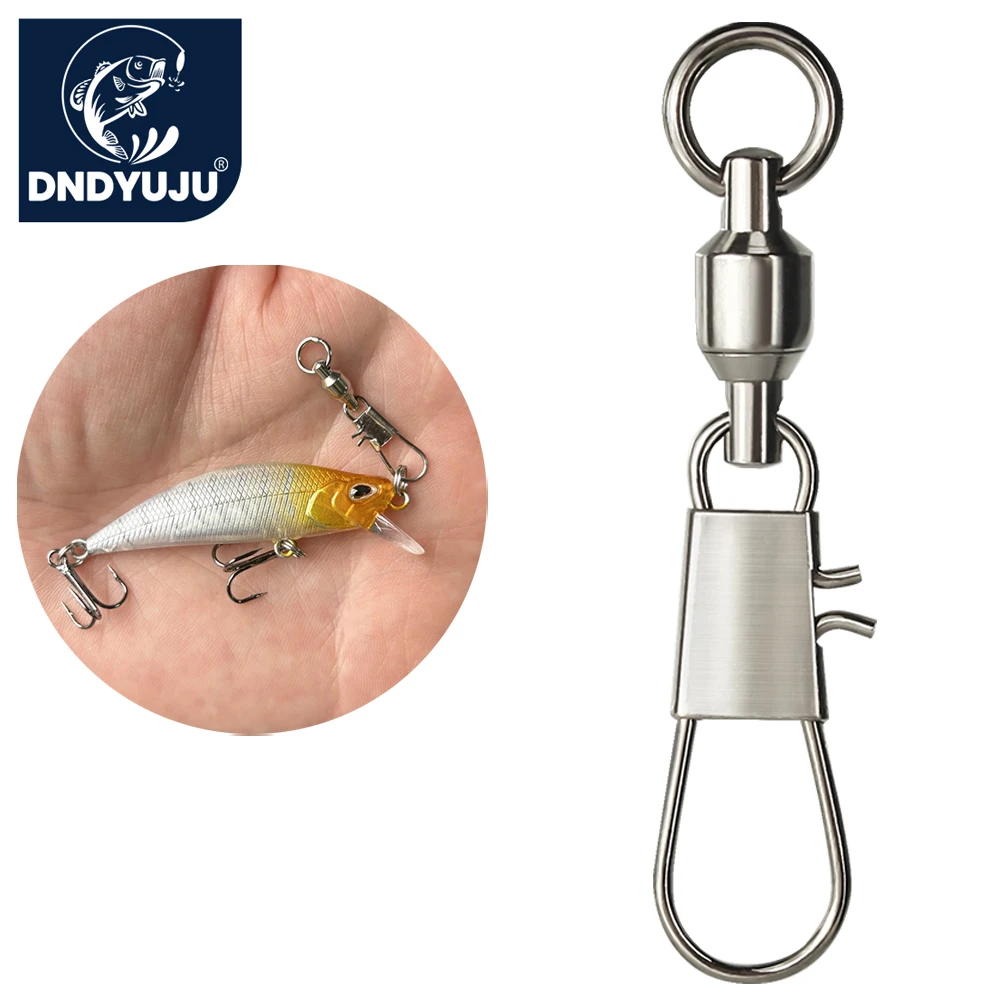 DNDYUJU 50개입 낚시 스위블 볼 베어링 인터록  - Fishing Lure Accessories 리뷰 및 가격