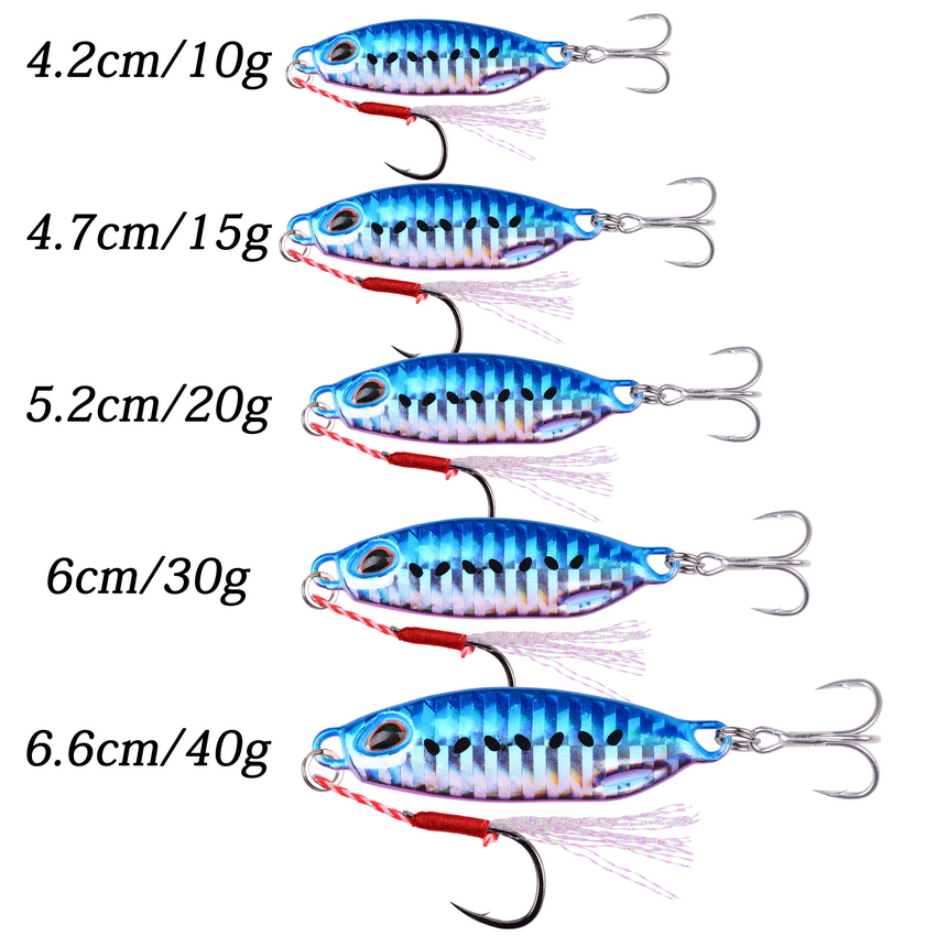 낚시 지깅 루어 스푼 스피너베이트, 금속 지그 미끼,  - Fishing Lure Spoon 리뷰 및 가격