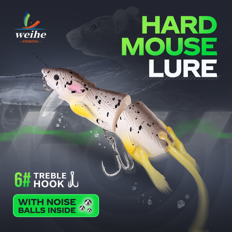 웨이헤 1개 8cm 5색상 인조 낚시용 하드 마우스 미 - Fishing Lure Popper 리뷰 및 가격